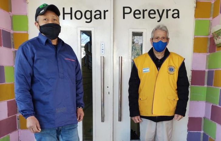 El Club de Leones de Lomas ayuda habitualmente al Hogar Pereyra.