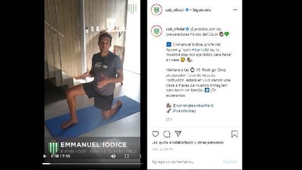 banfield colabora con una rutina de entrenamiento