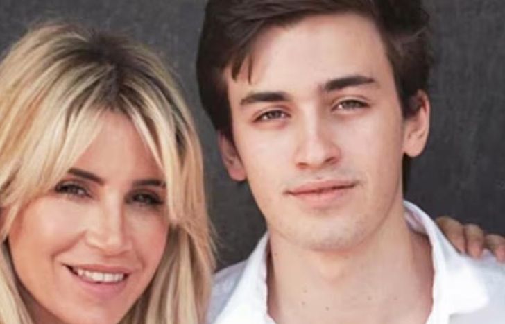 Florencia Peña y sus hijos.