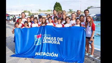 Los nadadores de Lomas, entre los mejores cinco del país