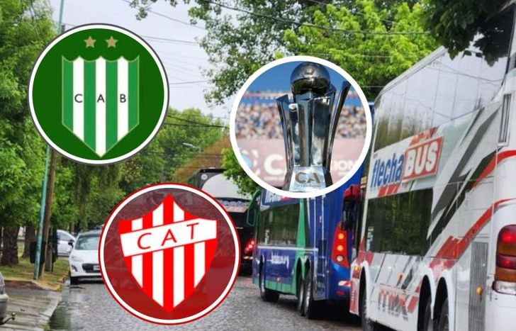 Banfield pone micros para ir a alentar al equipo ante Talleres.