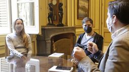 Kicillof y Trotta coordinan el regreso a las clases presenciales.