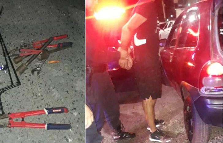 Los dos sospechosos quedaron tras las rejas.