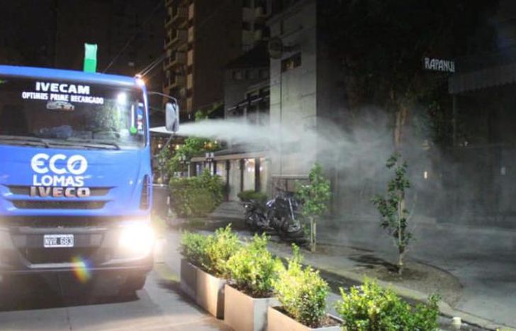 Por las calle más transitadas.
