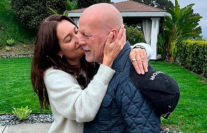 El actor y su esposa.