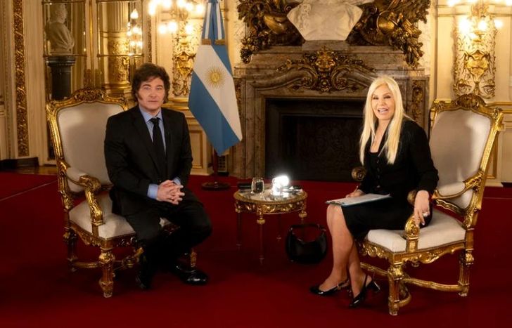 El Presidente con Susana.