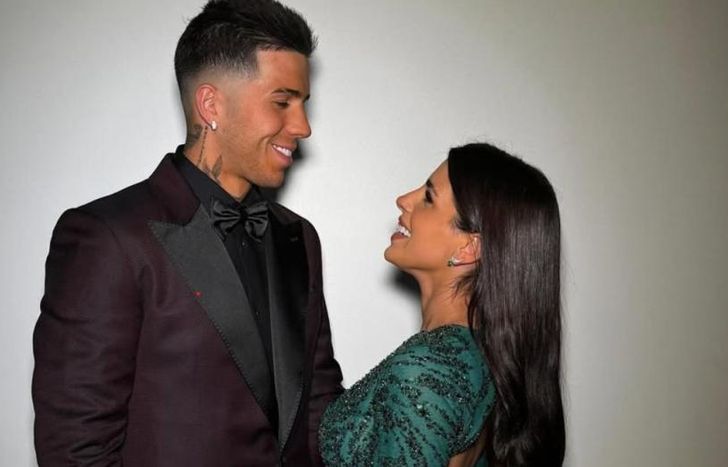 Enzo Fernández y Valentina Cervantes, juntos.