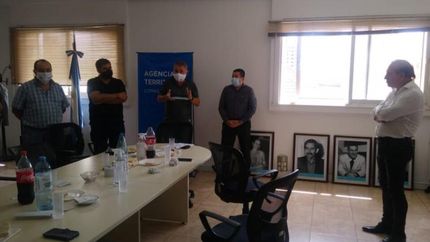 El encuentro fue en las oficinas de la Agencia Territorial.