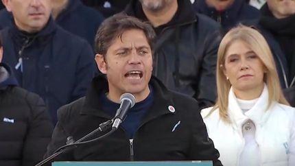 Axel Kicillof fue lapidario con Javier Milei.