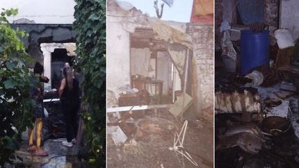 El siniestro dejó serios daños en la propiedad afectada. El siniestro dejó serios daños en la propiedad afectada.