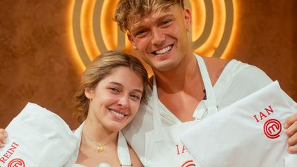 Ian Lucas y Sofía Gonet, finalistas de MasterChef Celebrity.&nbsp;