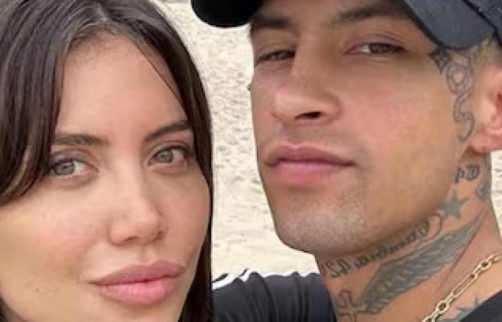 Wanda Nara y L-Gante.