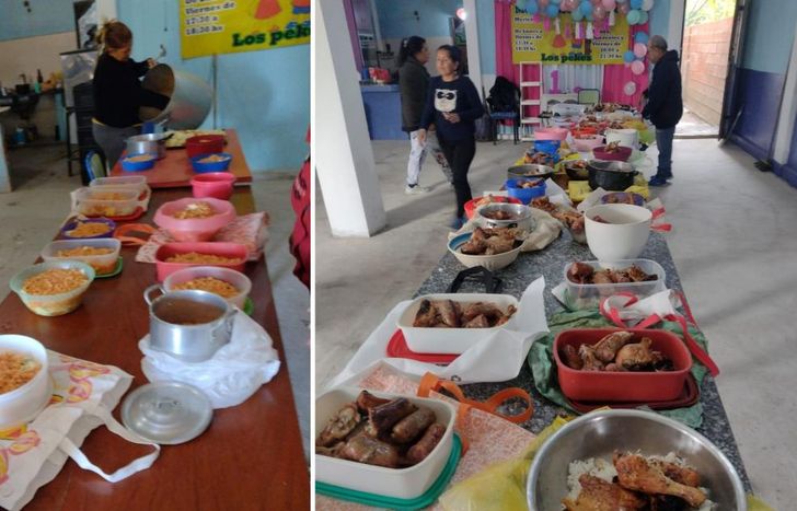 El comedor hace meriendas y almuerzos todas las semanas: a cada jornada asisten alrededor de 60 familias.