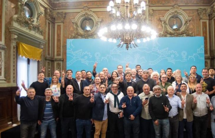 Se reunieron con Kicillof para expresarle su apoyo.