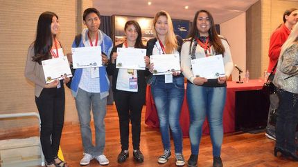 Durante el certamen del año pasado.