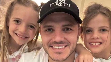 Diario La Unión | Mauro Icardi con sus hijas Isabella y Francesca.