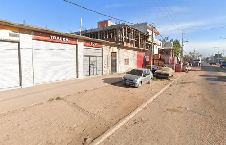 La zona donde ocurrió todo, frente a la Unidad Penitenciaria 40.