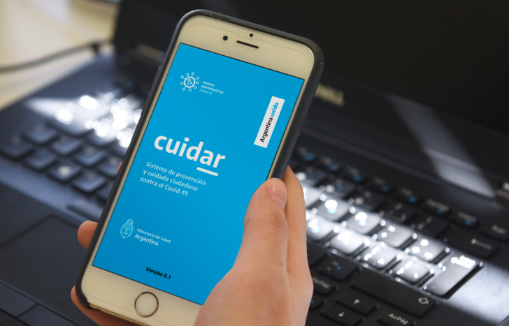 La App Cuidar brinda información sobre la vacunación.