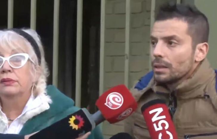 La mamá y el hermano de Natacha.