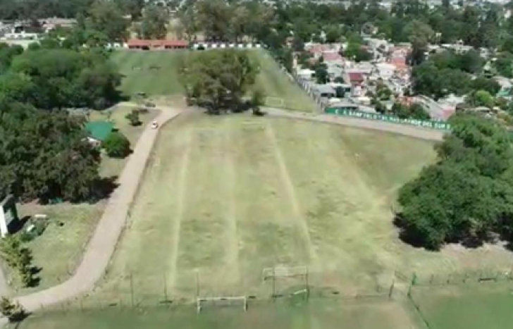La obra se realizará en la cancha 9 del predio de Guillón.