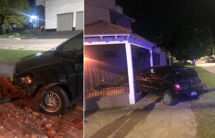 El padre del joven que manejaba el vehículo se comprometió a pagar los daños.