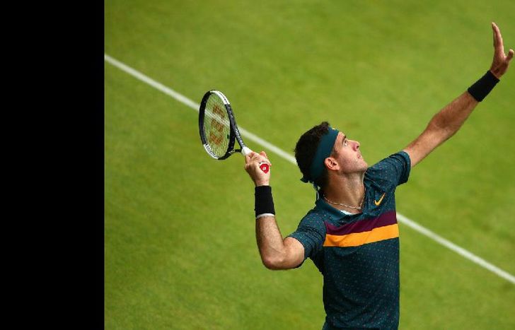 Delpo había sido operado de esa rodilla el año pasado por una fractura en la rótula.
