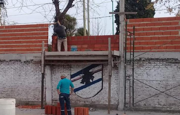 Las obras tienen lugar en distintos sectores del club.