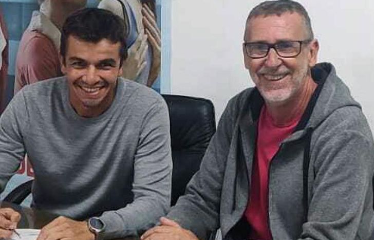 Rolón, uno de los entrenadores.