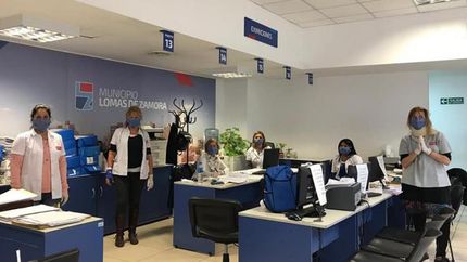 Profesionales se van rotando por turnos.