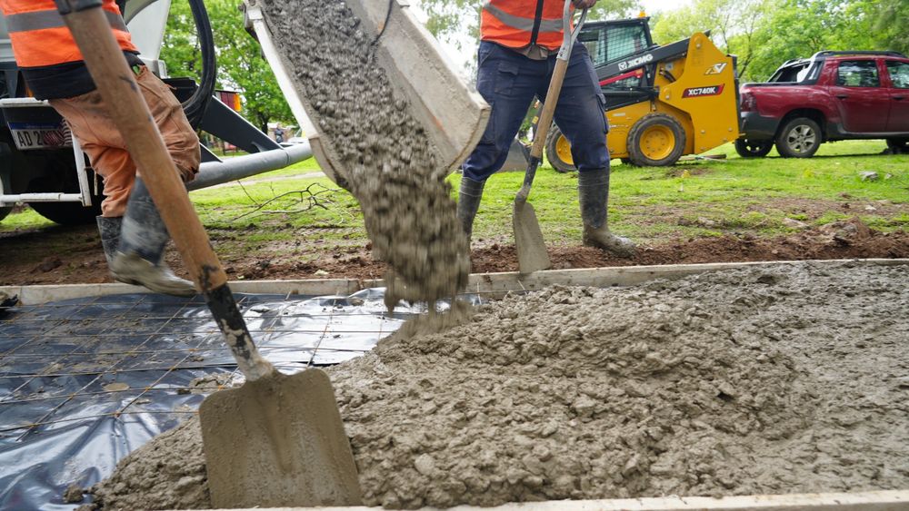 Obras en San José y Fiorito, arrancó la renovación integral de las veredas.