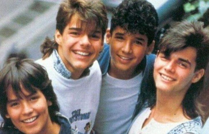 El grupo de Ricky Martin.