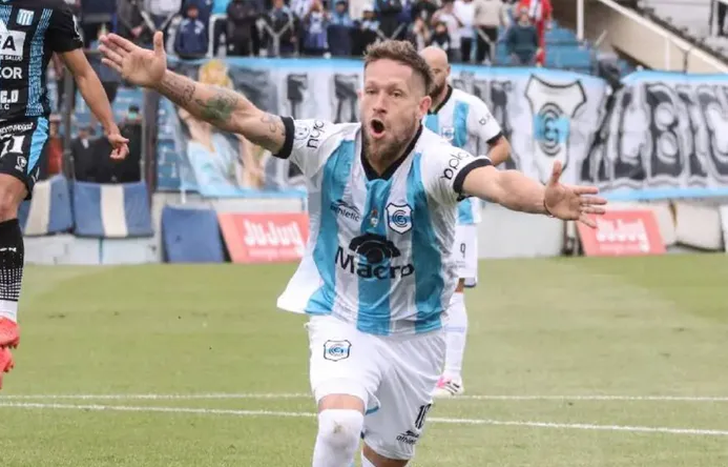 Fernando Brandán vistió la camiseta de Gimnasia de Jujuy en el 2023.