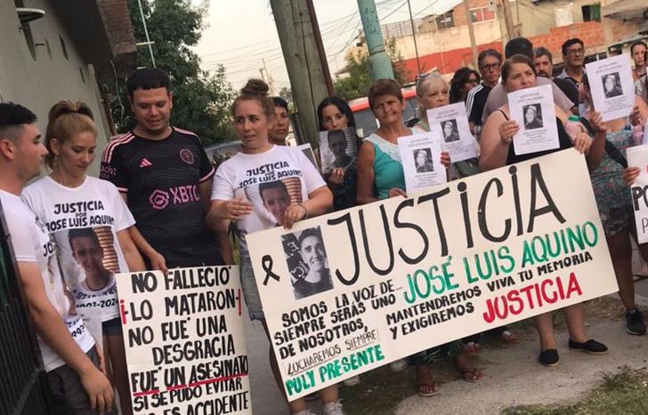 La familia del joven fallecido reclama que su muerte no quede impune.