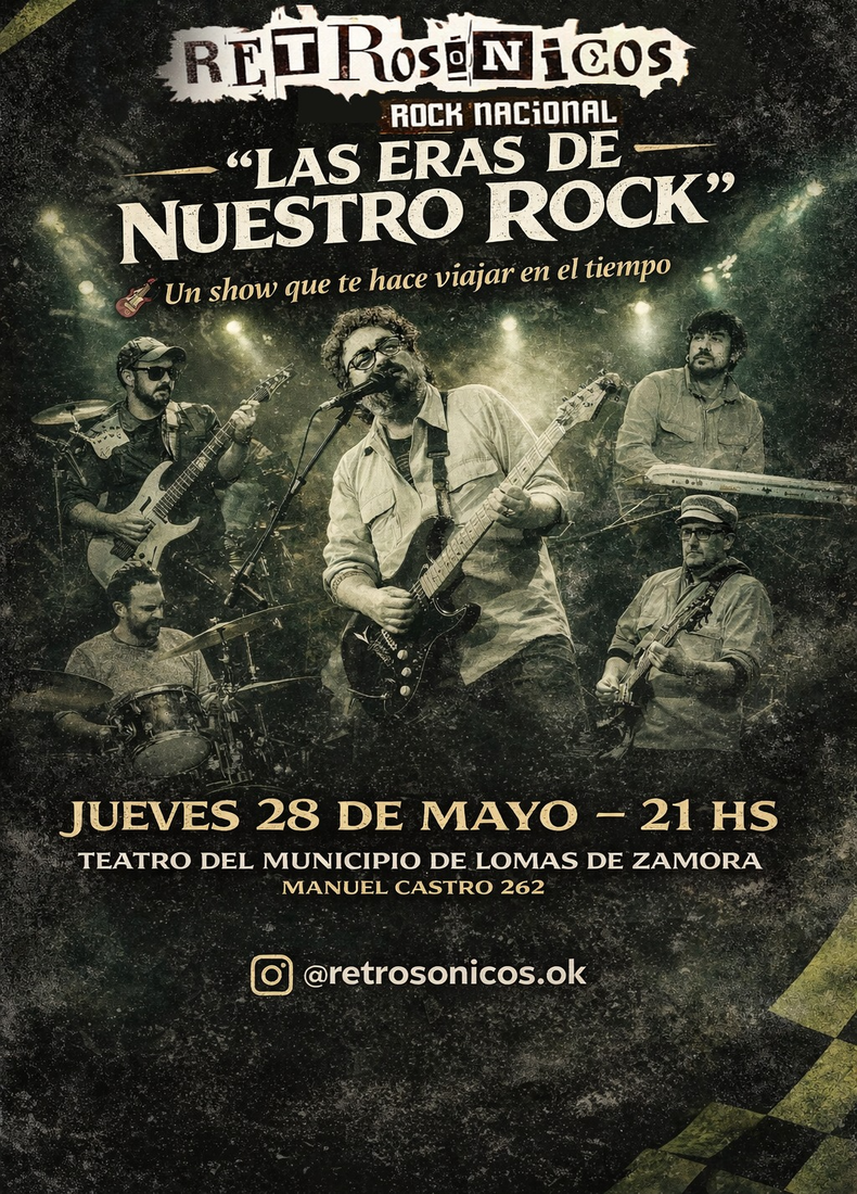 Homenaje al rock argentino en Lomas de Zamora. 