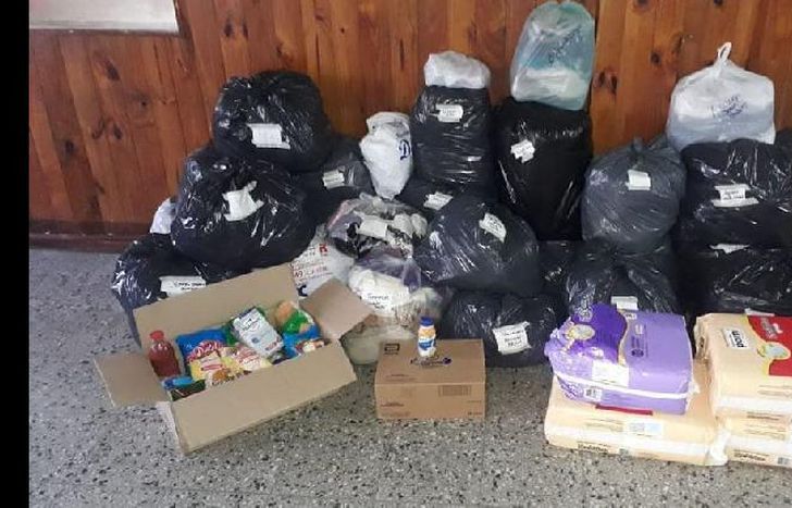Los vecinos podrán acercar más donaciones este jueves.