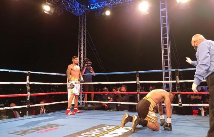 Ponce peleó menos de tres minutos: fue KO en el 1º round.