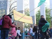 Una vez más, los responsables de la ONG No Seas Pavote de Lomas eligieron la Plaza Espora para el festejo del aniversario.&nbsp;