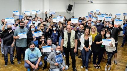 Hubo una entrega para los primeros 50 transportistas.