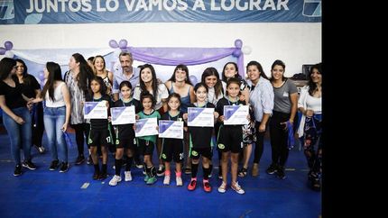 hubo alegría y festejo en el microestadio.