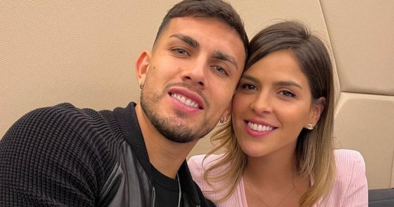 Leandro Paredes y Camila Galante.