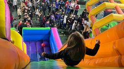 Más de 600 vecinos disfrutaron del Día de la Niñez en el Club Olimpia