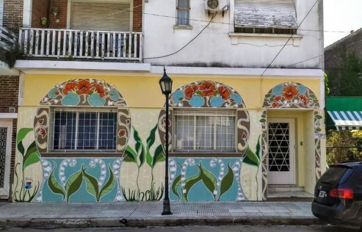 Así quedó la fachada de la casa. Como nueva.