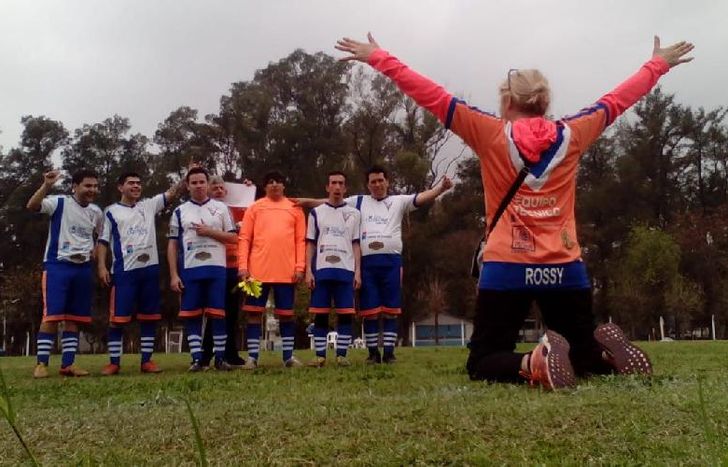 El equipo de Temperley logró su tercer triunfo consecutivo en la Liga de Fútbol Inclusiva.