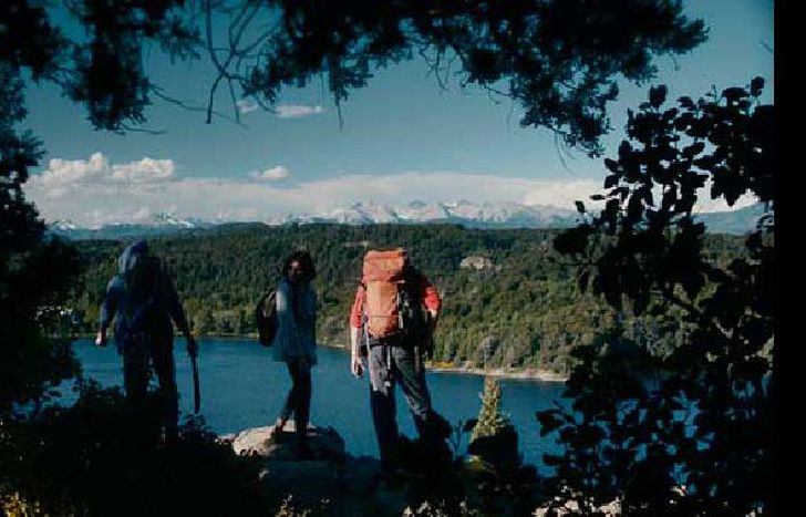 UNA ESCENA CON UN PAISAJE PATAGÓNICO.
