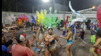 en temperley, cierran el carnaval con una gran fiesta