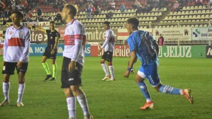 Así celebró Ayunta su primer gol en primera. Así celebró Ayunta su primer gol en primera.