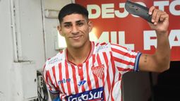 Lucas Barrientos debutó en Los Andes y vivió un momento único.
