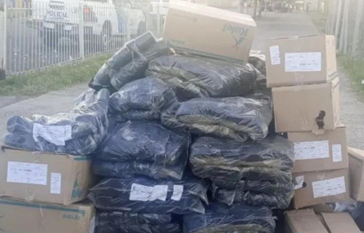 El botín recuperado por la Policía.