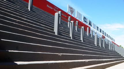 Continúan los trabajos en el estadio. Continúan los trabajos en el estadio.