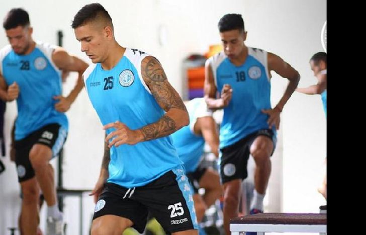 Herrera disputó nueve partidos con la camiseta de Belgrano.